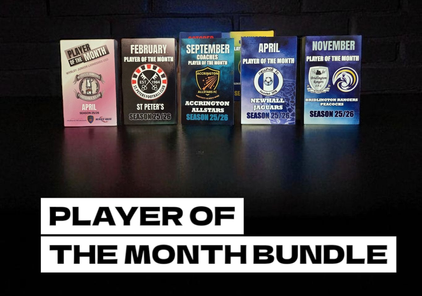 Player of the Month Club Plaque (9 pack)