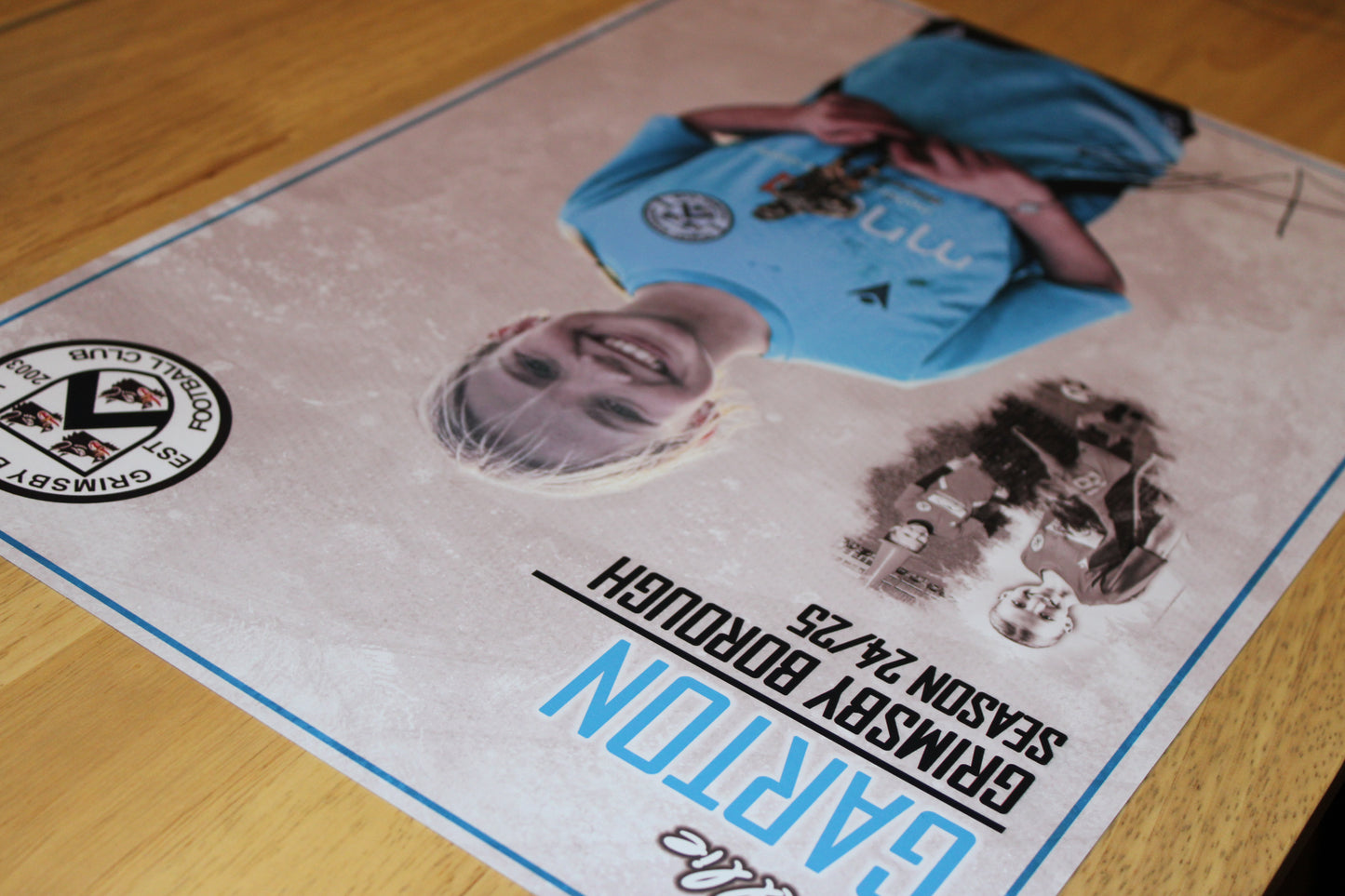 Personalised Sports Poster – Signature Design