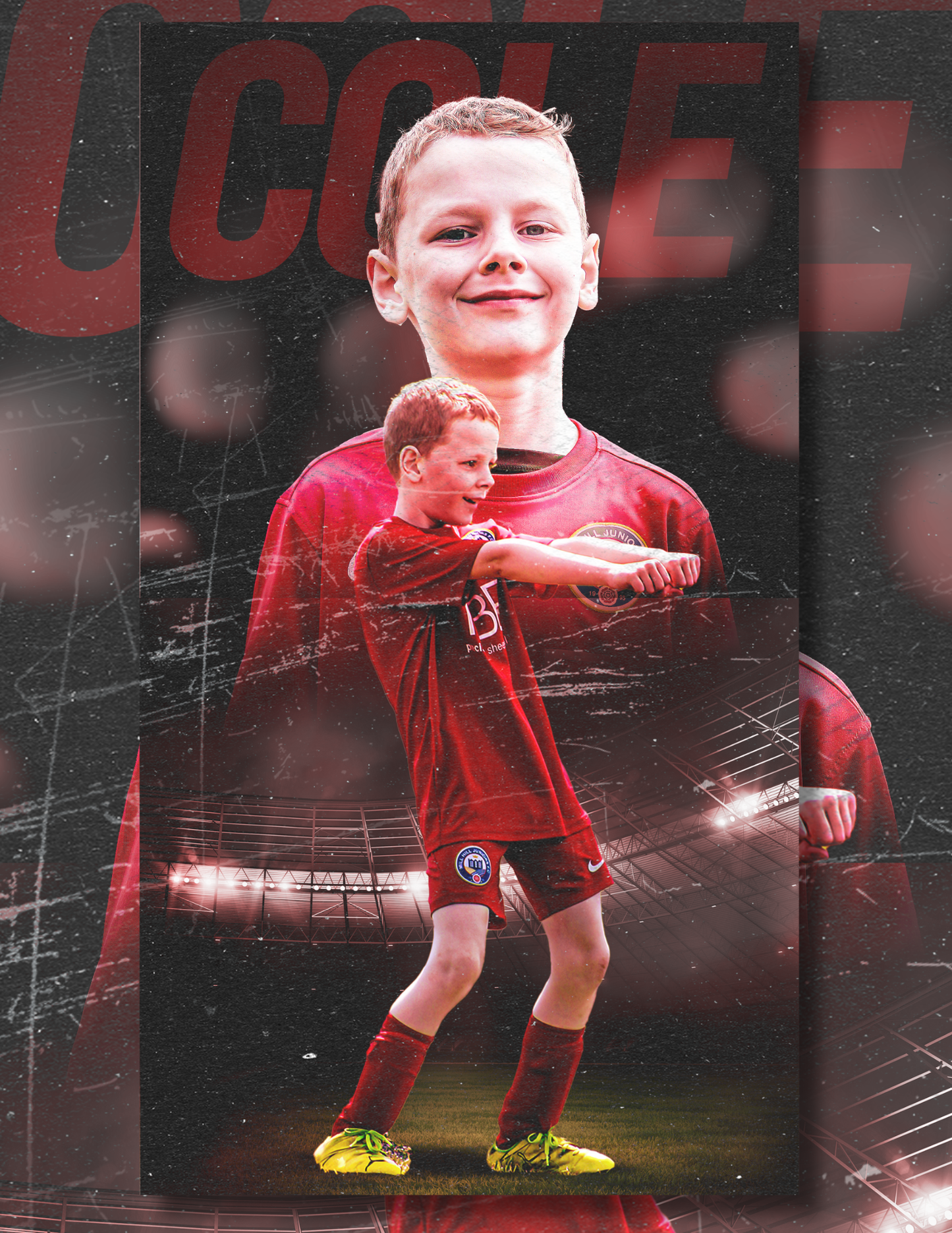 Personalised Sports Poster (Stadium + Name)