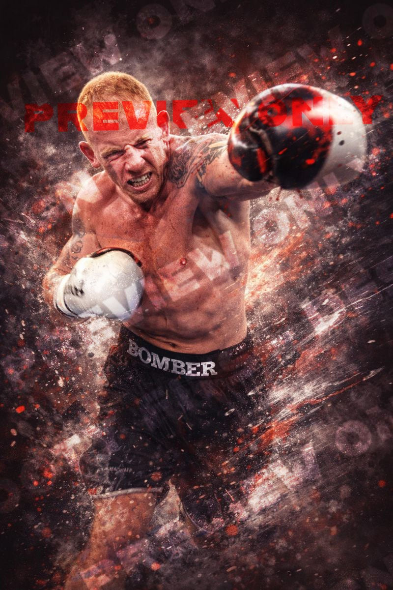 Personalised Boxing Poster