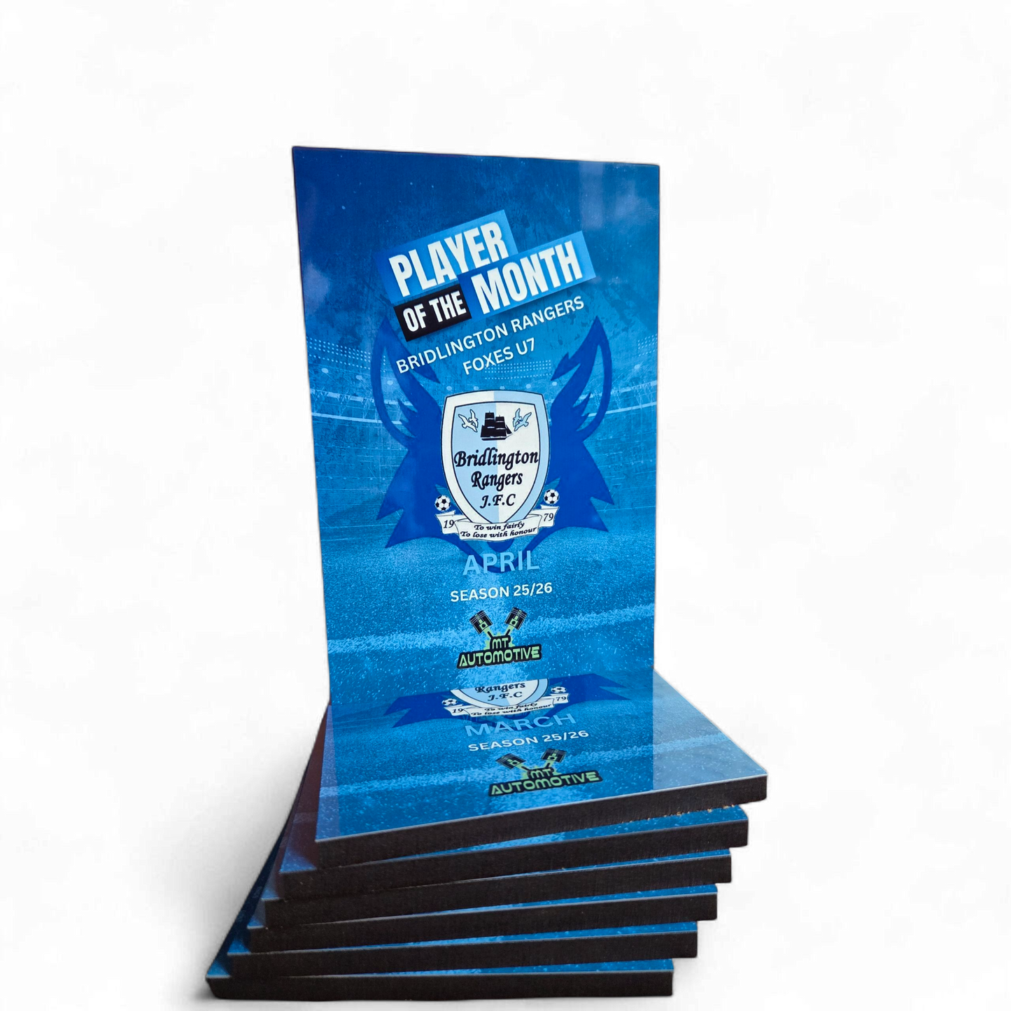 Football Award Plaque