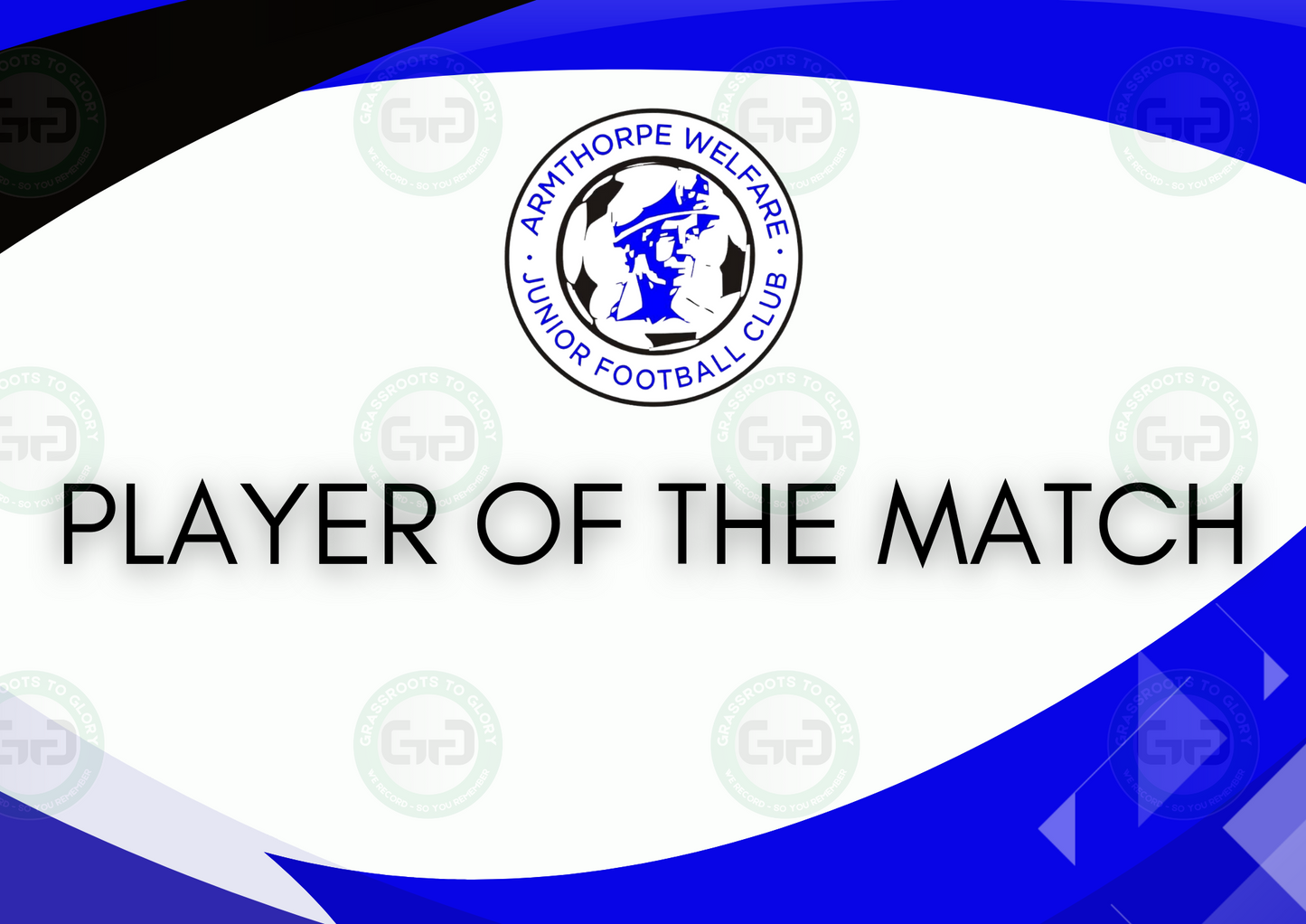 Armthorpe Welfare Club Branded A4 Player of the Match Certificate (Copy)