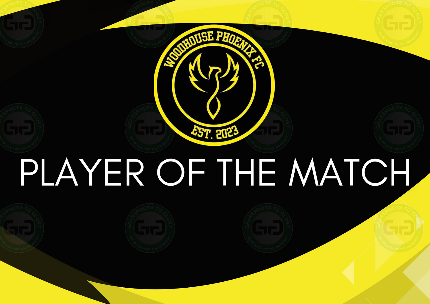 Woodhouse Phoenix Club Branded A4 Player of the Match Certificate (Copy)