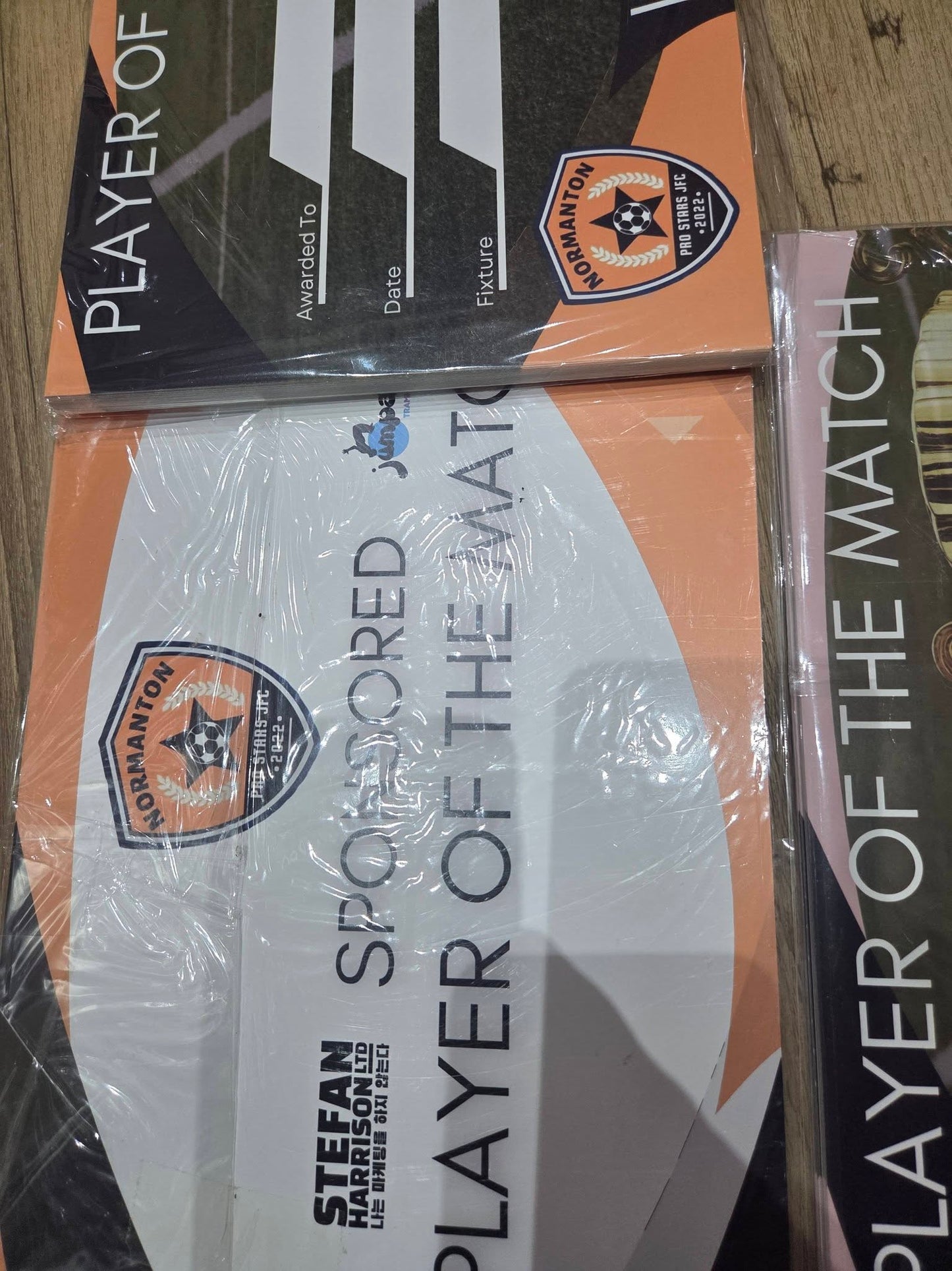 Club Branded High Quality Certificates