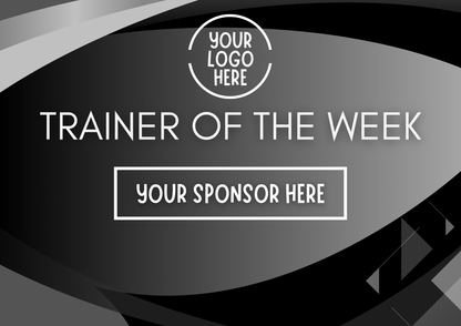 FREE CLUB BRANDED DESIGN - A4 Trainer of the Week Certificate