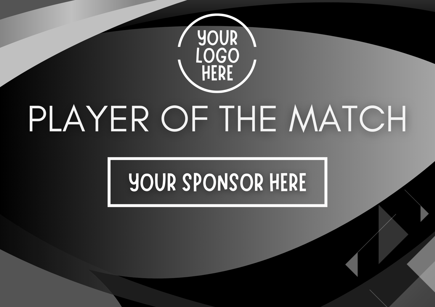 FREE CLUB BRANDED DESIGN - A4 Player of the Match Certificate