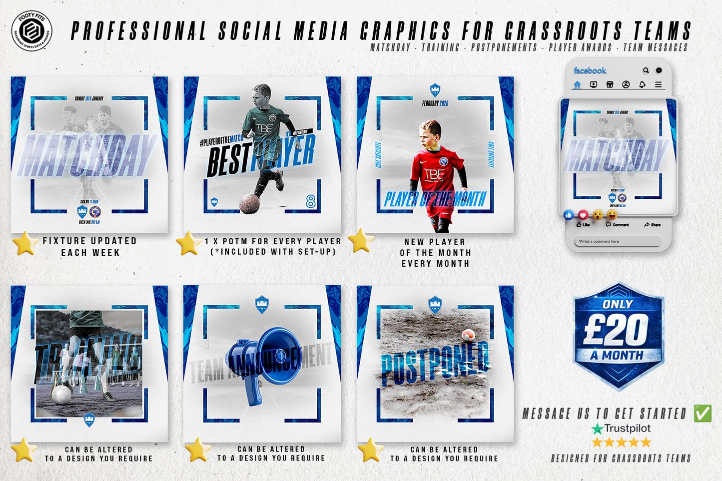 Club Social Media Content Package