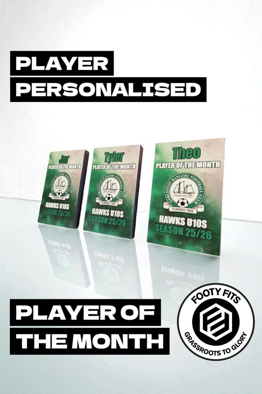 Player of the Month Club Plaque (Player Name Bundle - Min Order = 8)
