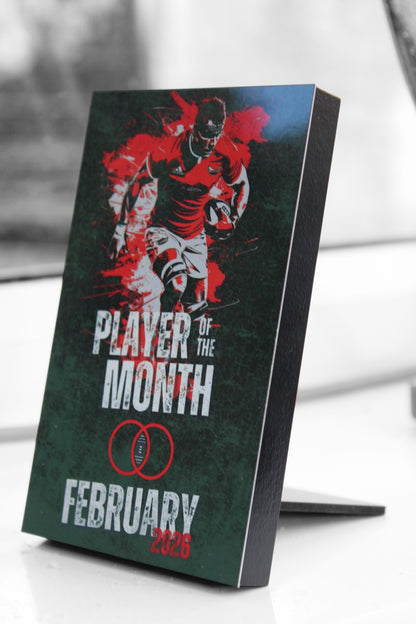 Rugby Award Plaque