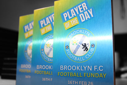 Football Award Plaque