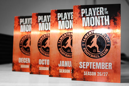 Football Award Plaque