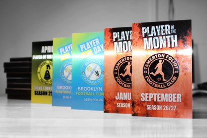 Football Award Plaque