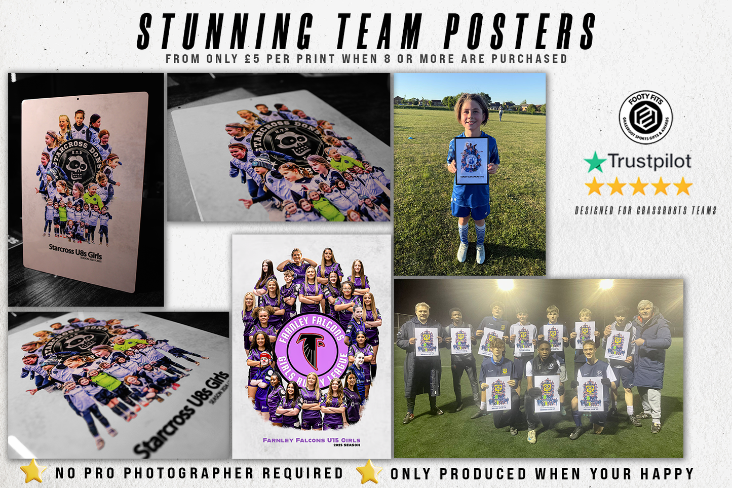 Football Team Sports Poster