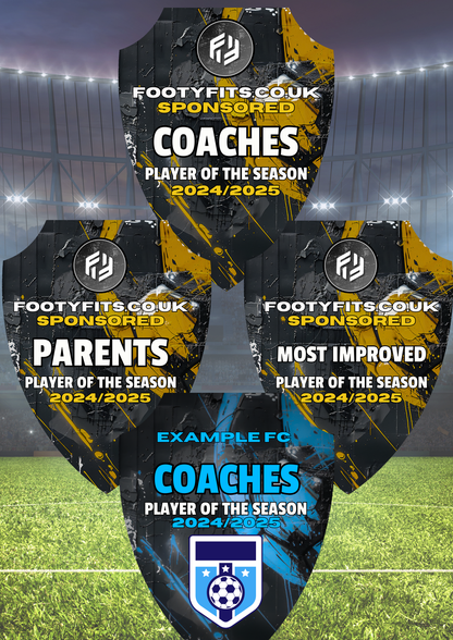 End of Season Award Shield Bundle (Pack of 3)