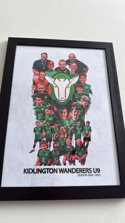 Football Team Sports Poster