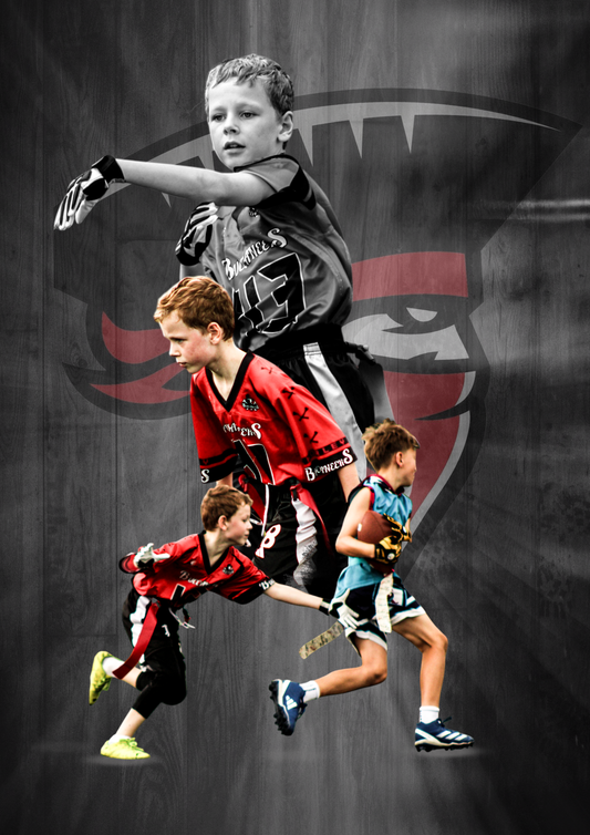 Personalised Sports Poster - Texture Style