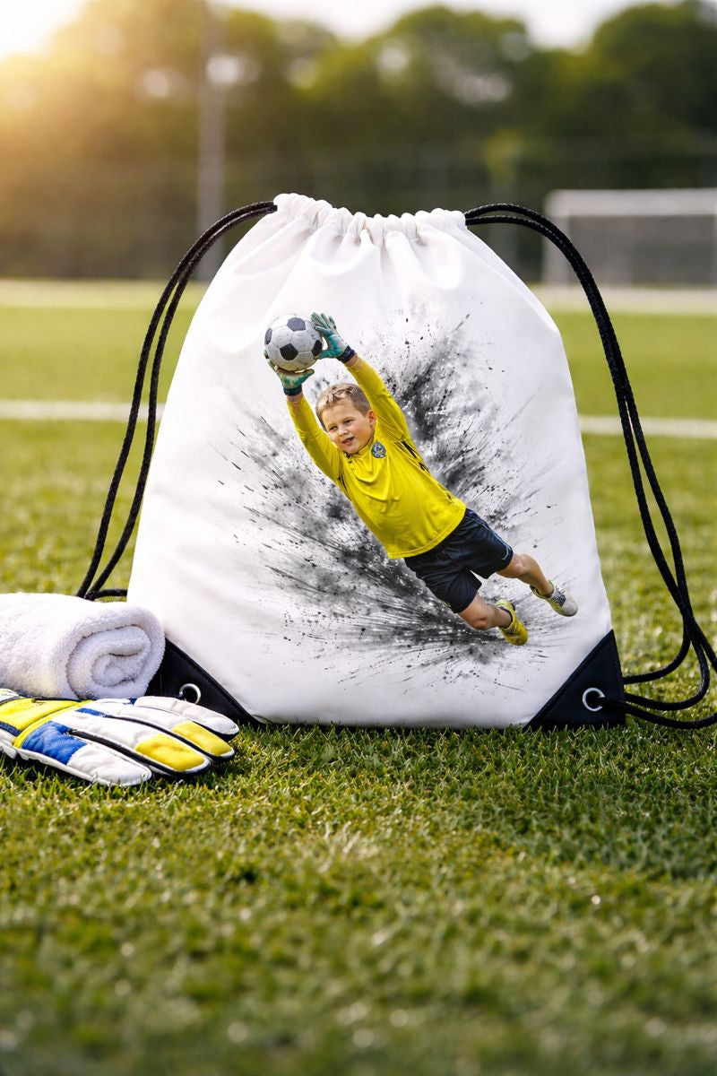 Personalised Sports Drawstring Bag