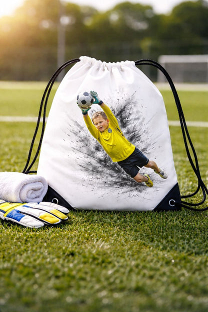 Personalised Sports Drawstring Bag