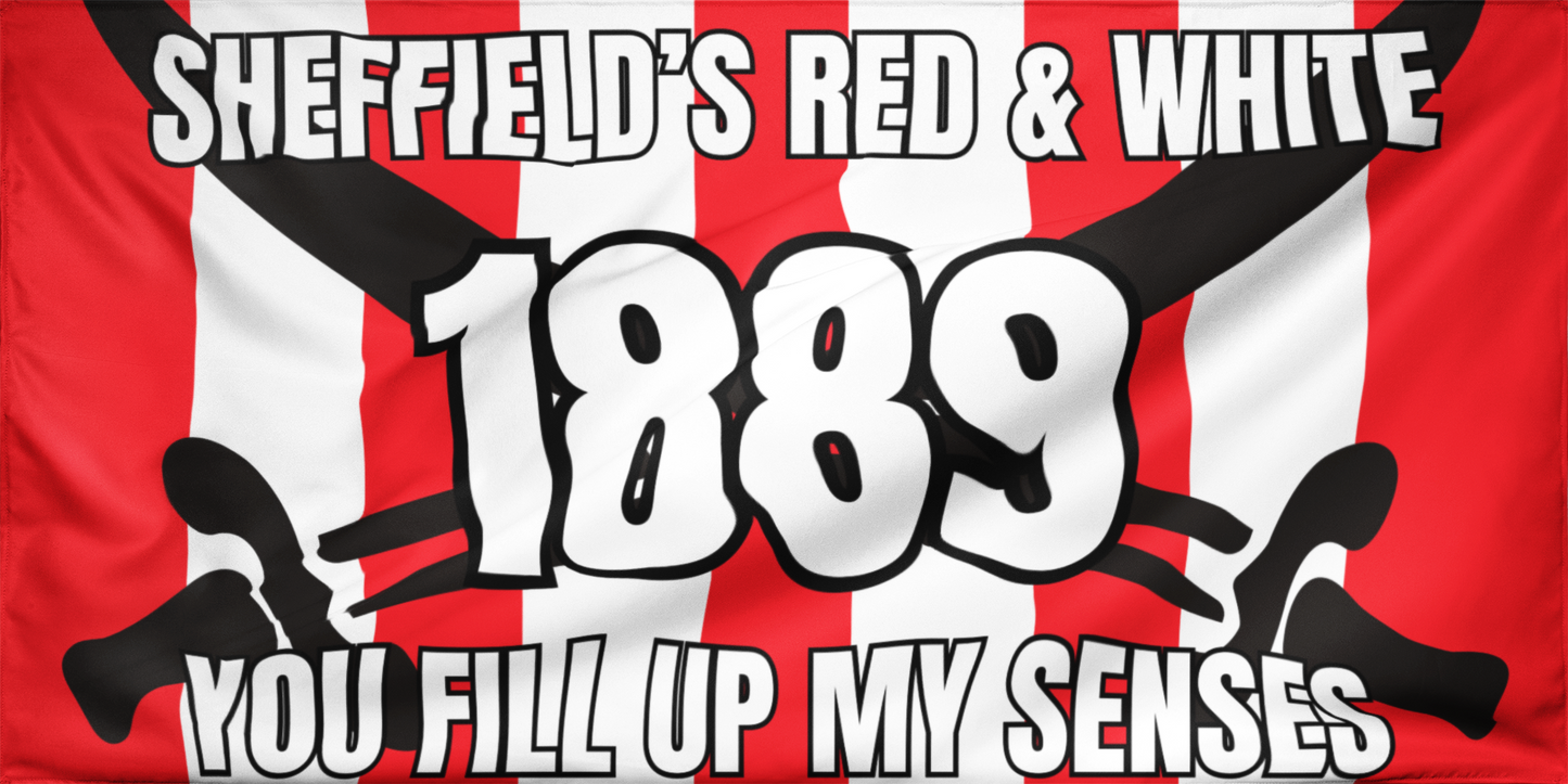 Sheff United Inspired Stadium Flag