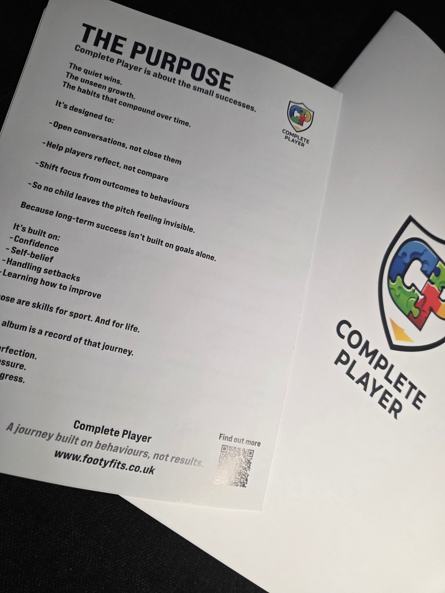 Complete Player - A Mindset Development Journey *Includes FREE A3 Poster Design*