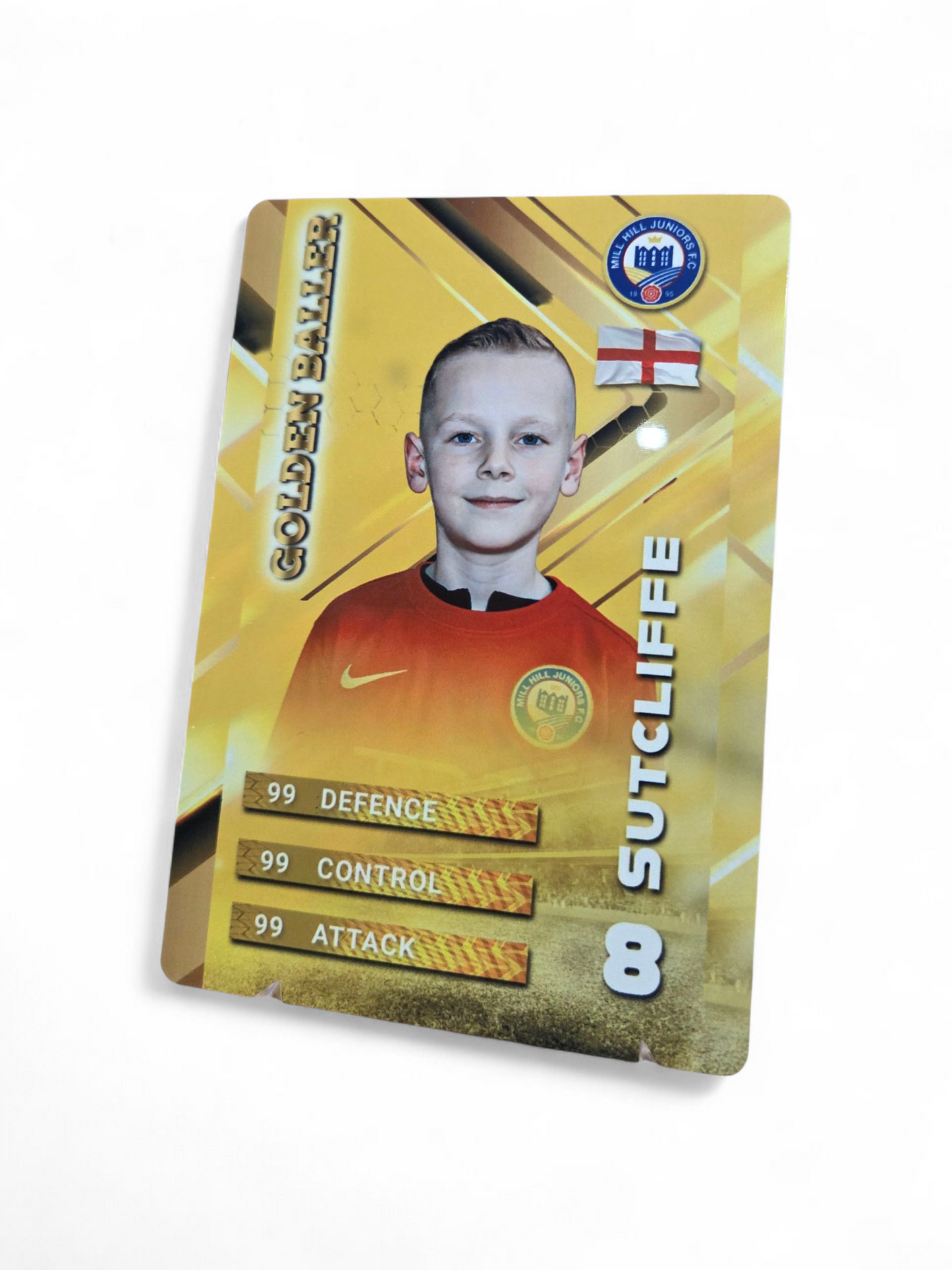 Personalised Aluminium Player Cards