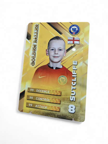 Personalised Aluminium Player Cards