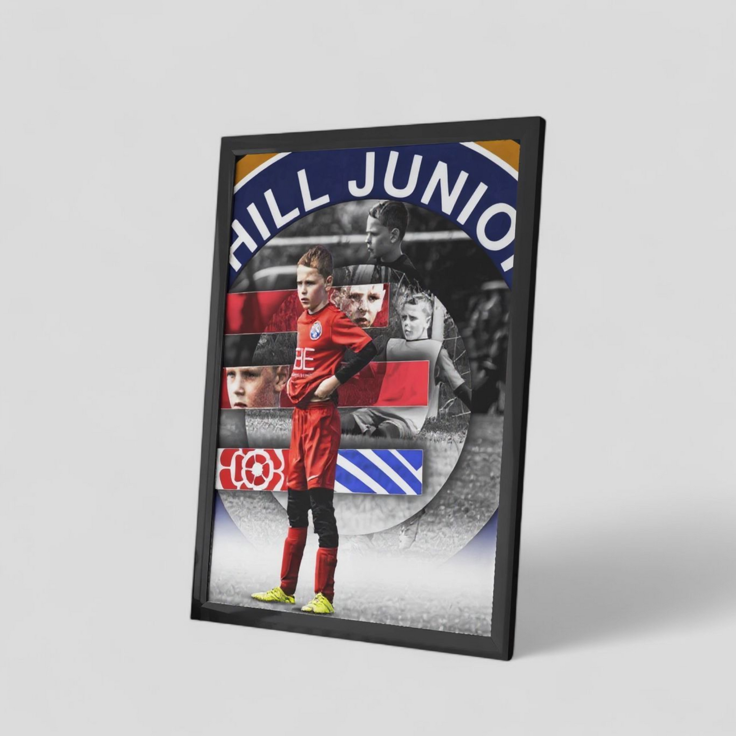 Personalised Sports Poster (Colour Layered)