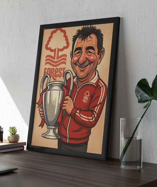 Brian Clough Inspired Print