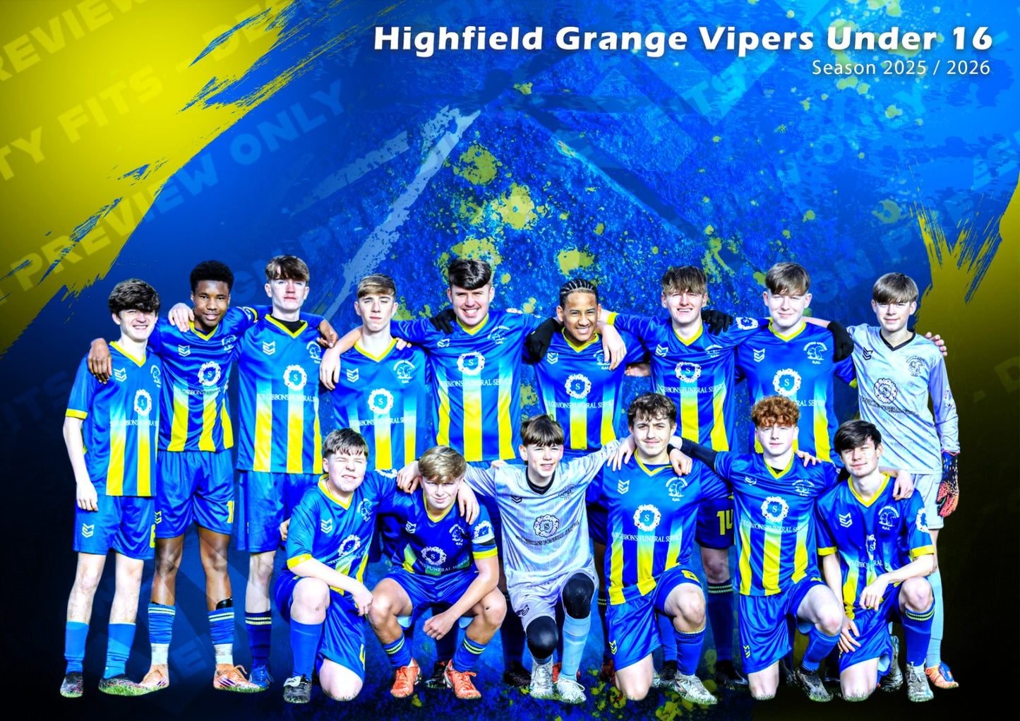 Personalised Football Poster