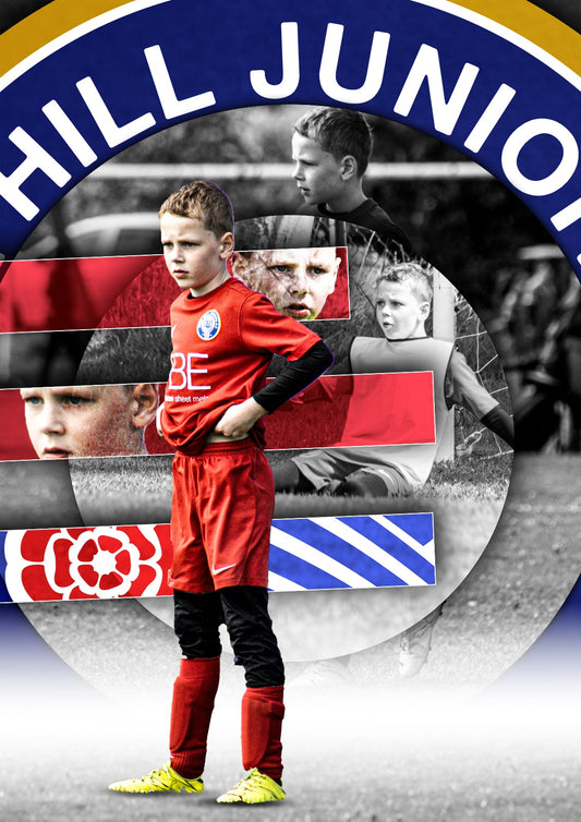 Personalised Sports Poster (Colour Layered)