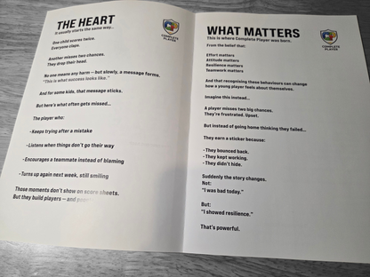 Complete Player - A Mindset Development Journey *Includes FREE A3 Poster Design*