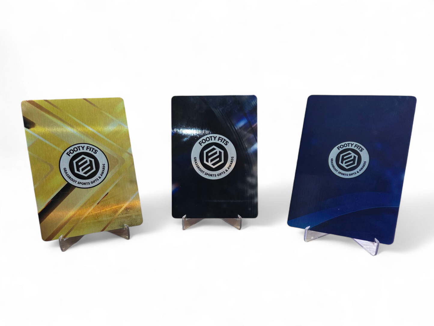 Personalised Aluminium Player Cards