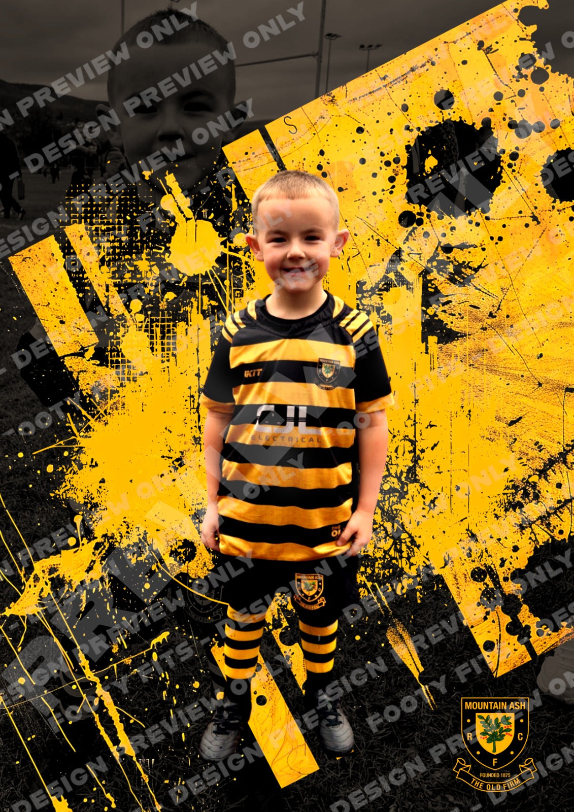 Personalised Football Poster