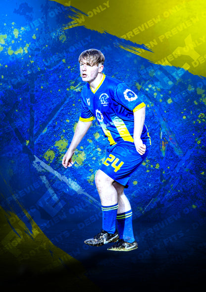 Personalised Football Poster