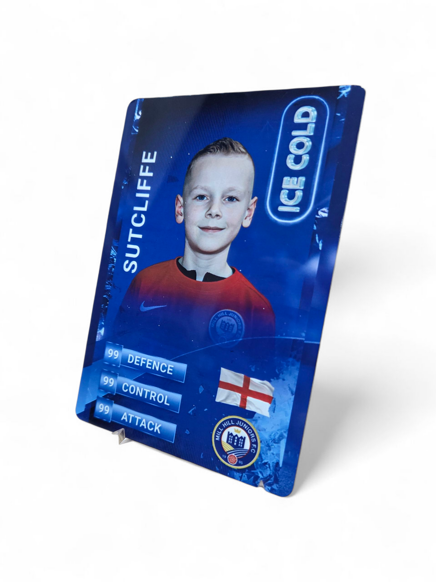 Personalised Aluminium Player Cards